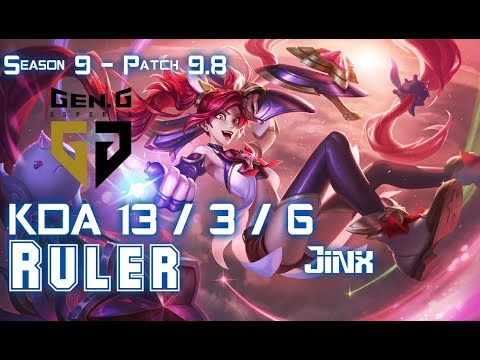 Gen Ruler JINX vs KOG'MAW ADC - Patch 9.8 KR Ranked