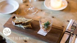 preview picture of video 'Rillettes de Saumon - Zola Restaurant Palo Alto'