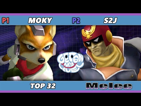 GOML 2023 - moky (Fox) Vs. S2J (Captain Falcon) Smash Melee - SSBM