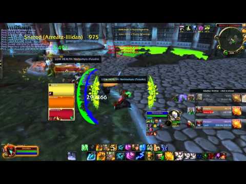 SMokebomb Cleave vs Lock War Hpally Arena wow