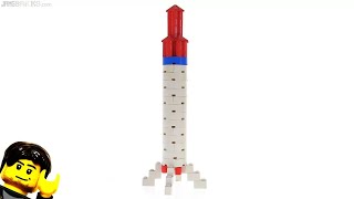 🔄 LEGO Space Rocket from 1964 review! The very First LEGO space set ever! 801 re upload