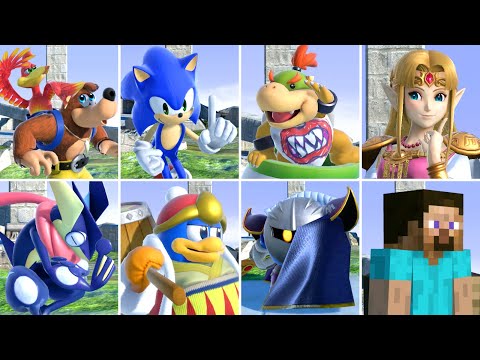 Super Smash Bros. Ultimate - All Characters Idle Animations