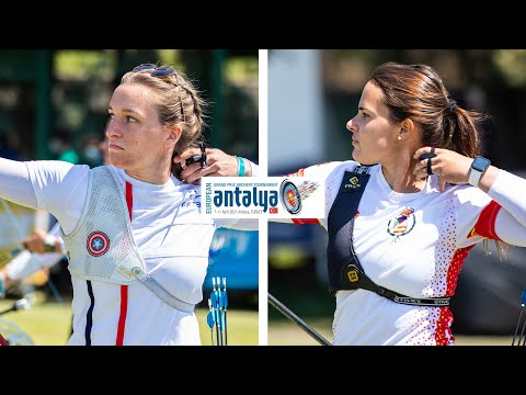 Lisa Barbelin v Elia Canales – recurve women's gold | Antalya 2021 European Grand Prix