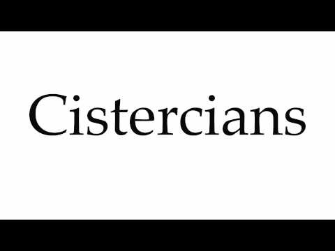 How to Pronounce Cistercians