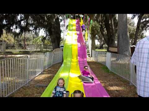Miko enjoying the Slide