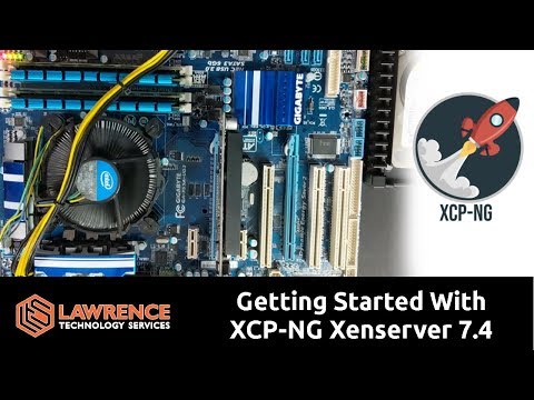XCP NG Xenserver 7.4 Install Tutorial. From bare metal to loaded VM using XenCenter