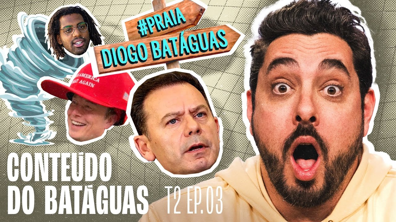 Montenegro + Jornalistas engraçados + Skydive - Conteúdo do Batáguas T02 Ep03