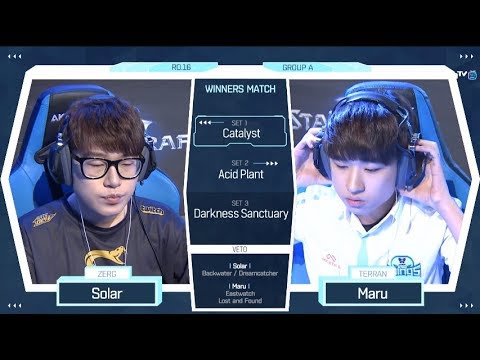 [2018 GSL Season 2] Code S Ro.16 Group A Match3 Maru vs Solar