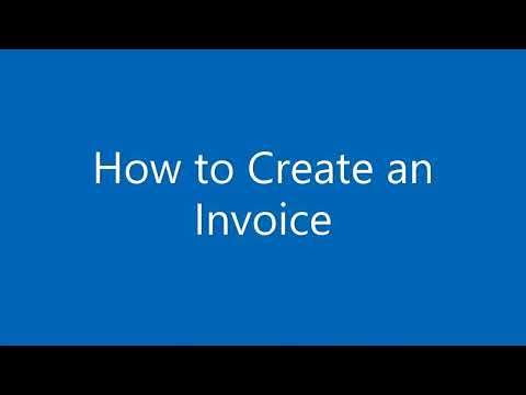 Ariba Supplier Training: How to Create an Invoice