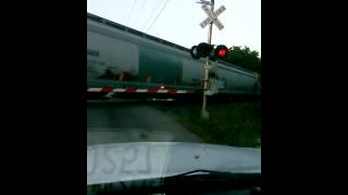 preview picture of video 'UP freight train on CSX line  Lafollette TN'