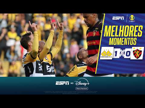 Gols e melhores lances de Criciúma x Sport