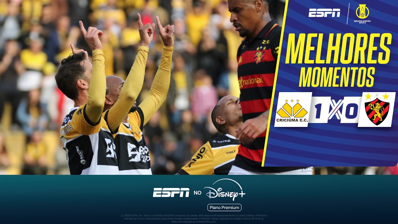 Criciúma vs Sport Recife highlights