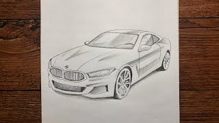 How to draw a Bmw  Bmw Drawing step by step