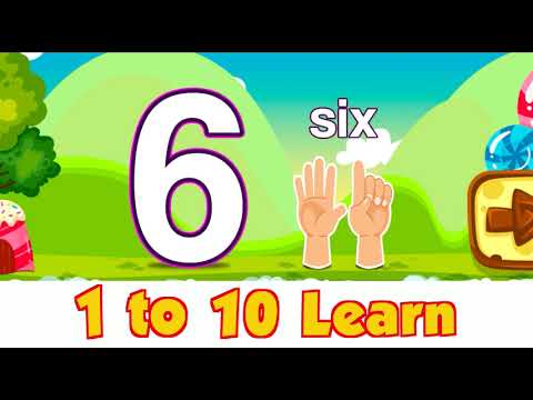"Numbers Counting to 10 Collection Vol. 1" - Kids Learn to Count | Free Shorts | Time pass Video