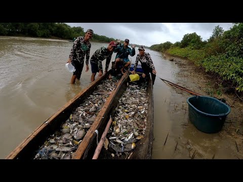 EP349:PART1-HALOS MAPUNO NG ISDA ANG AMING BANGKA DAHIL SA BIGLAANG PAGBAHA