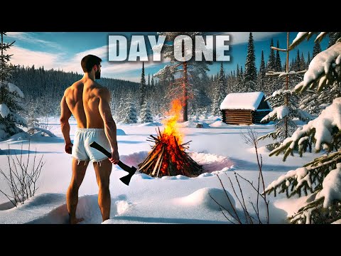 Day 1 in This NEW Unforgiving Extreme Weather Survival Game...