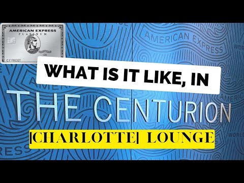 American Express Centurion Lounge Review | Charlotte...