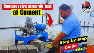 Compressive Strength Test of Cement Mortar Cube in Hindi | IS 4031 Part-6