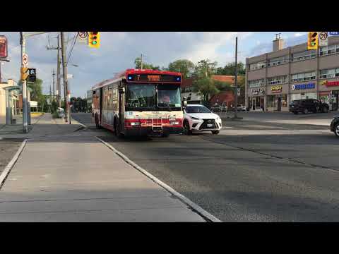 TTC RARE 1078 Bus on route 7 Bathurst to Steeles