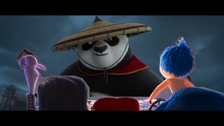 Inside Out Emotions Watching Kung Fu Panda 4 Trailer