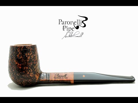 Pipa Paronelli radica billiard sabbiata fatta a mano - www.paronellipipe.com