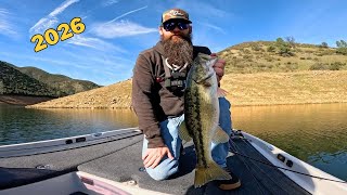 First trip of 2026 - Winter California Bass Fishing