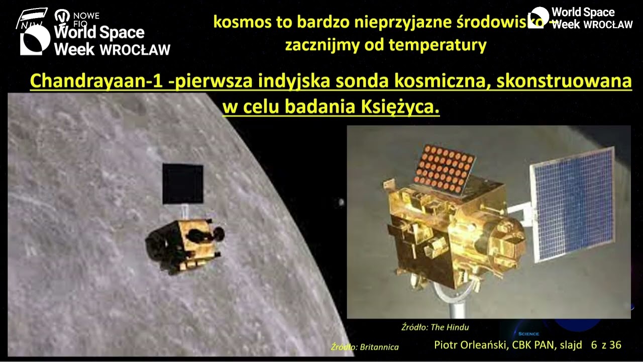 Od katastrofy do sukcesu - wykład dr hab. Piotra Orleańskiego na World Space Week Wrocław 2023