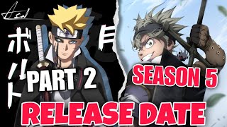 Download lagu Boruto Part 2 And Black Clover Season 5 Release Date & Updates 🤯 mp3