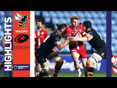 Wasps v Saracens - HIGHLIGHTS | FOUR Tries for Luke Mehson! | Premiership Cup 2021/22