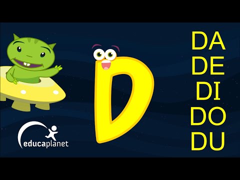 Aprender a leer letra D y su sonido DA DE DI DO DU conciencia fonológica palabras infantil