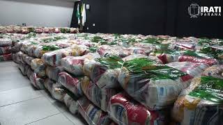 A Secretaria Municipal de Assistência Social recebeu na sexta-feira (27 de maio) 2700 cestas básicas advindo do Ministério da Cidadania a ser distribuídas as famílias em situação de vulnerabilidade social