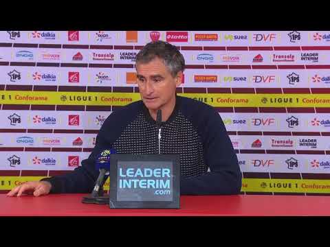 Réaction D'Olivier Dall'Oglio après le match DFCO - ASSE