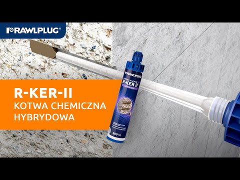 R-KER II kotwy chemiczne montaż i zastosowanie jak używać produktu – tutorial Rawlplug - zdjęcie