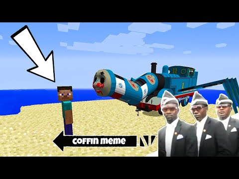 I found Worm Thomas The Tank Engine in Minecraft - Coffin Meme