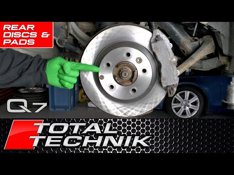 How to Change Rear Brake Discs (Rotors) & Pads - Audi Q7 (also Touareg & Cayenne)