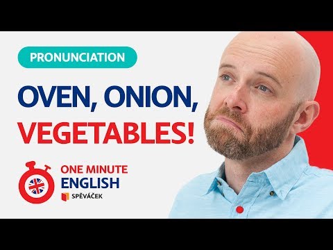 ONE MINUTE ENGLISH! Onion, Oven, Vegetables (EPISODE 9)