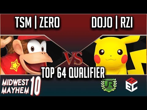 Midwest Mayhem 10 TOP 64 QUALIFIER - TSM | ZeRo (Diddy Kong) vs Dojo | RZI (Pikachu)