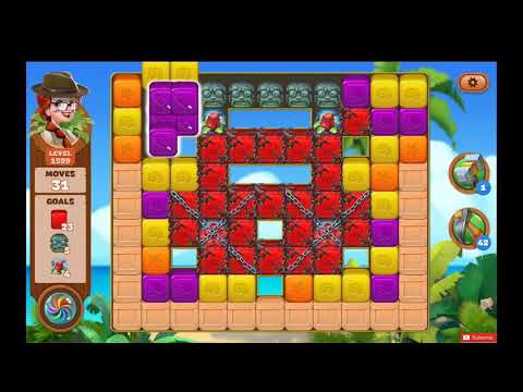 Lost Island Blast Adventure Level 1599 NO BOOSTERS - A S GAMING ✔