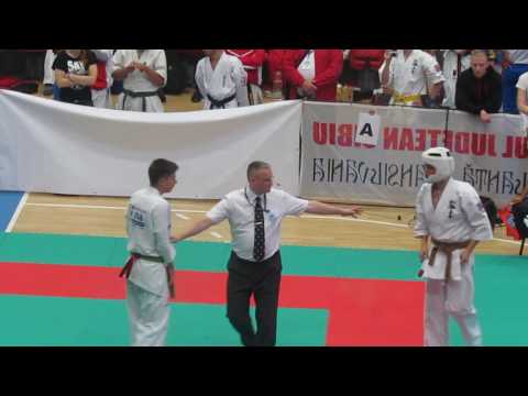 IFK 5th World Tournament Karate knockdown - Nikita Cebotari VS Nicola Kyuchulov