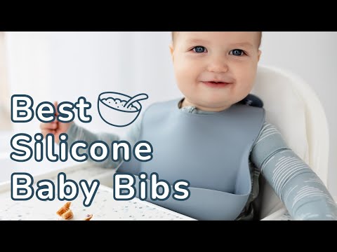 Best Waterproof Silicone Baby Bibs by Kammy Kids #babyfood #babyledweaning #startingsolids #baby
