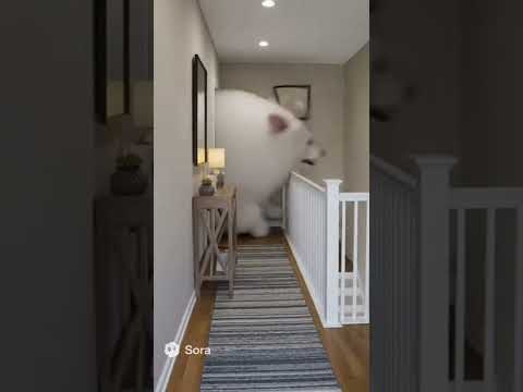 Happiness Awaits Inside - A Giant Dog