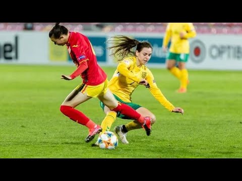 Liucija Vaitukaityte | Lithuania - Romania | UEFA Women's Euro 2022 qualifying