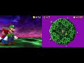Super Mario 64 DS Ending Glitch Luigi Defeats Bowser Then Dies During Credits