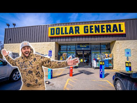 Impossible DOLLAR GENERAL Fishing Challenge!!! (Catch Clean Cook)