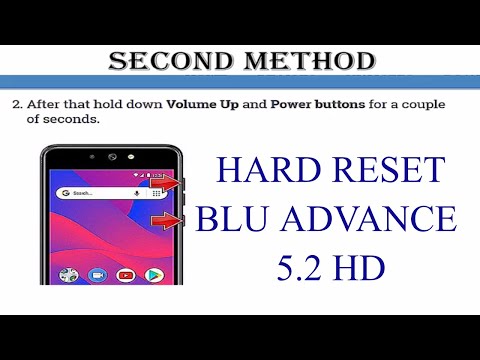 Hard Reset BLU Advance 5 2 HD | Three Methods