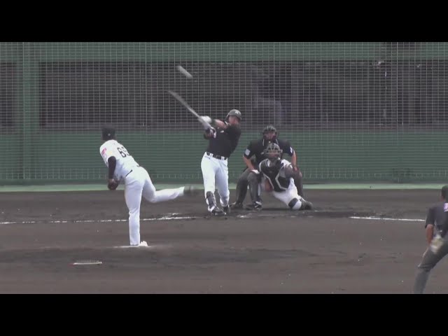 【みやざきPL】勝負強さを見せた!! マリーンズ・安田尚憲 センター前に先制タイムリーヒット!! 2025年10月27日 福岡ソフトバンクホークス 対 千葉ロッテマリーンズ