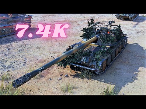 Rhm.-Borsig Waffenträger  7.4K Damage  World of Tanks Replays