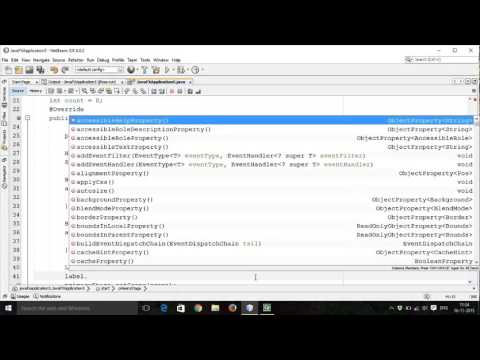 JavaFX 8 Tutorial 8 - Button Action Event with Lambda Expression