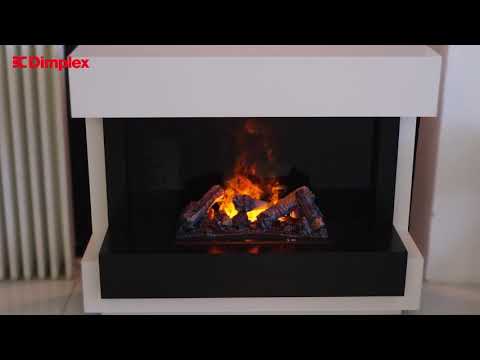 Dimplex Electric Cube Камин DIMPLEX Cube Белый с черным с Cassette 400 LNH-INT PS (без дров ...