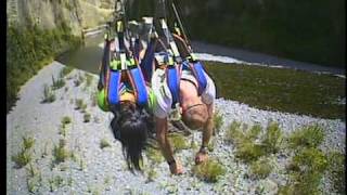 preview picture of video 'flying fox new zealand Taihape NZ'